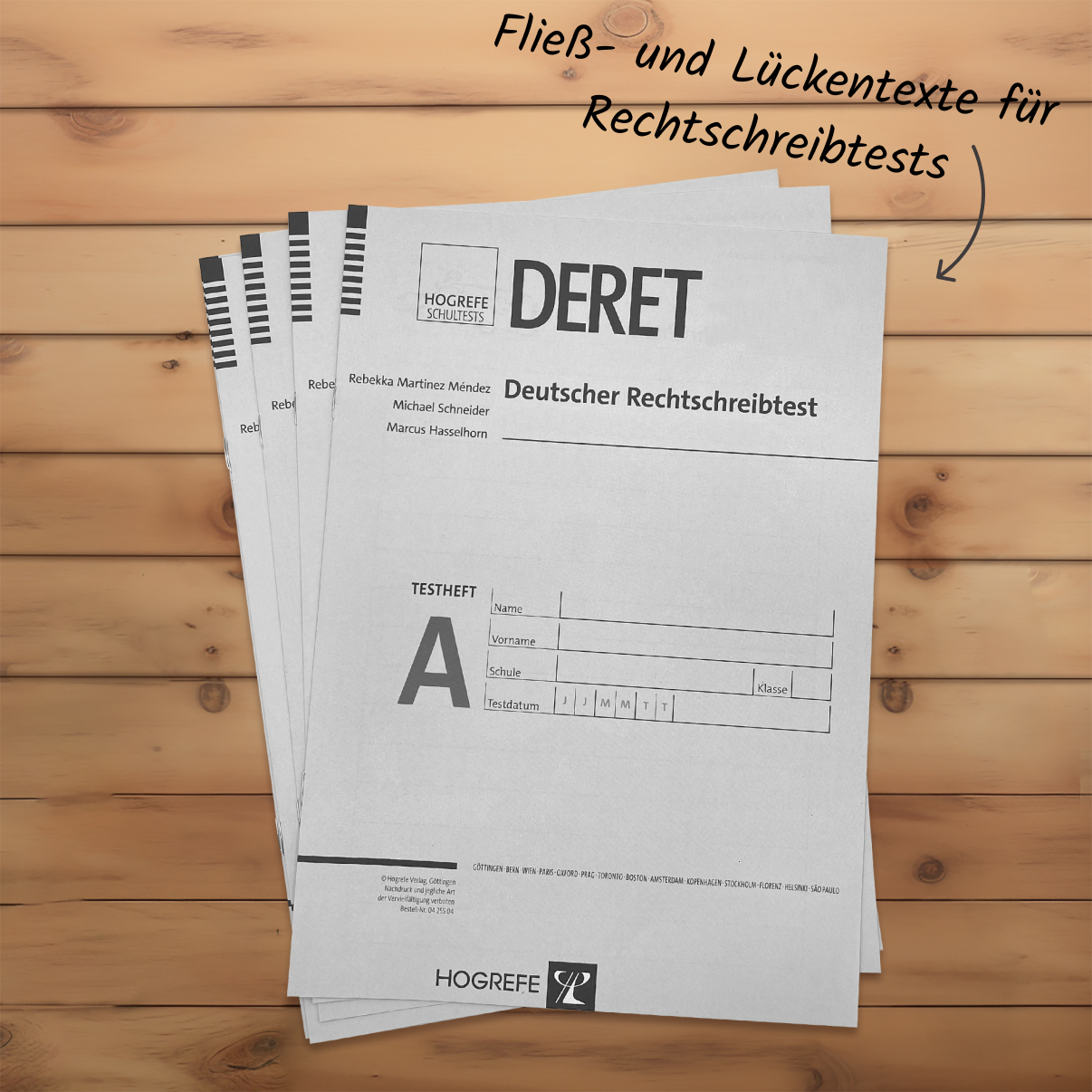 DERET – Differenzierte Rechtschreibtests für die Klassen 1-7